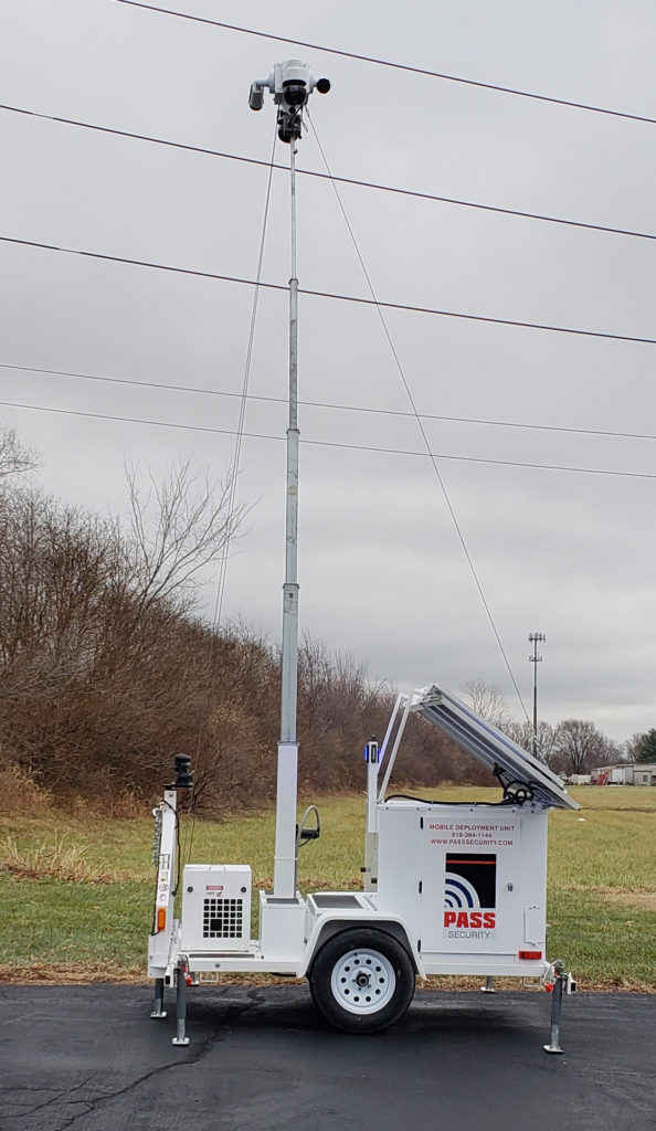 St. Louis / Solar Powered Remote Security Surveillance Camera Trailer