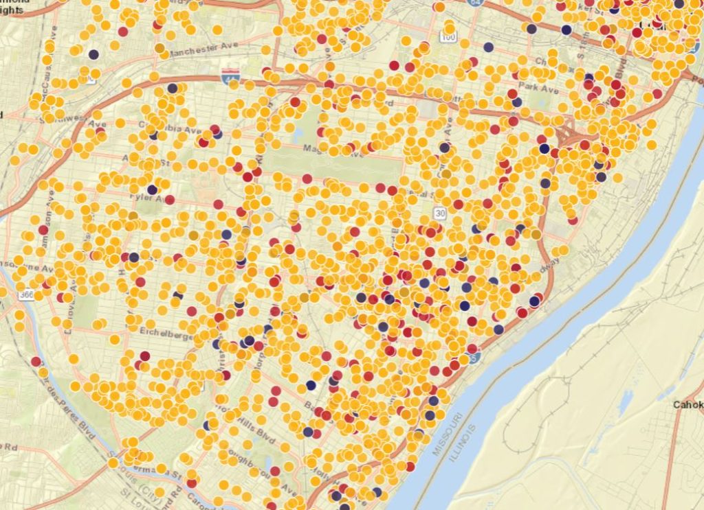 St Louis Crime Map Safest And Worst Neighborhoods To Live 0203