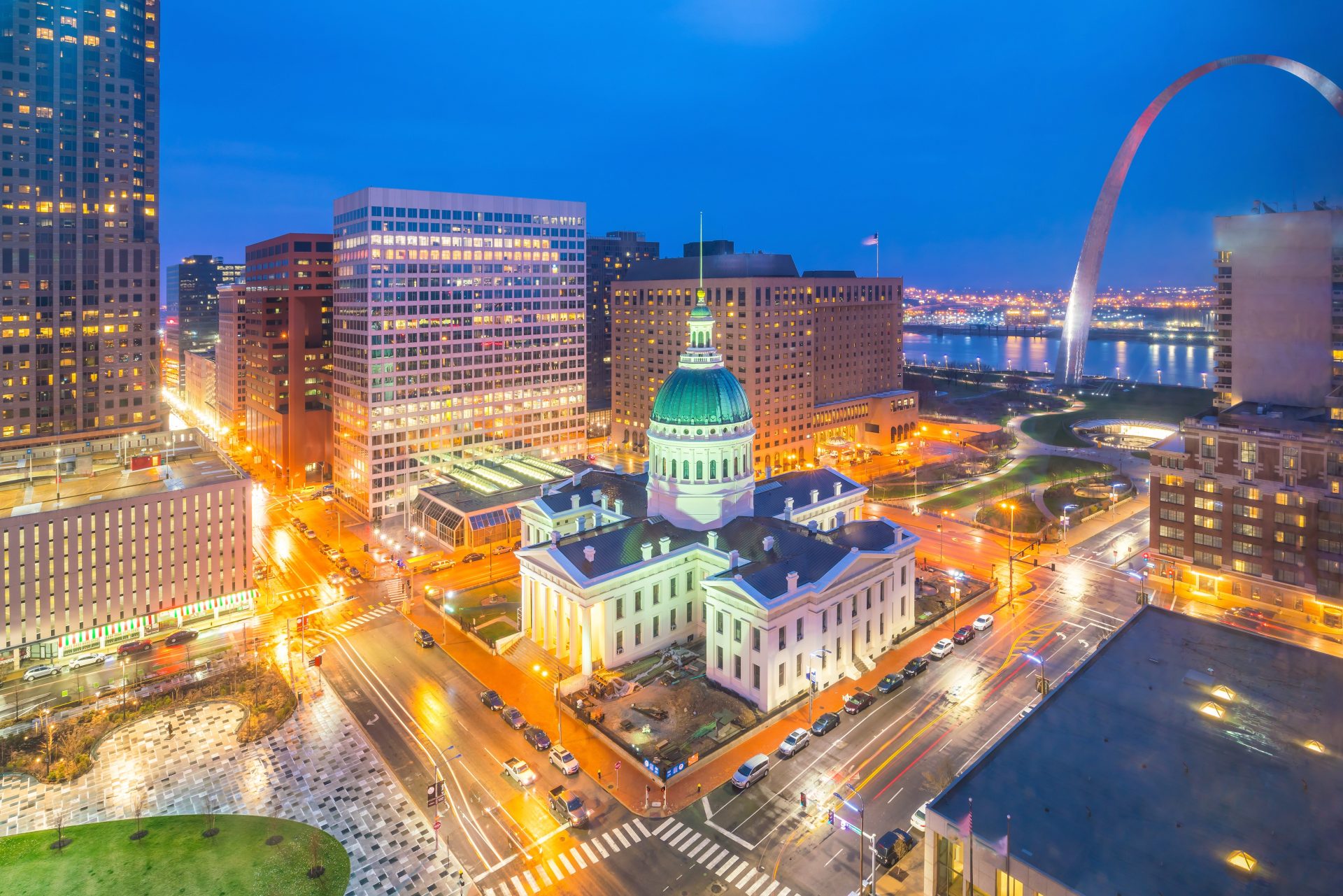 St. Louis Arch and Downtown